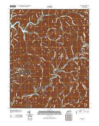 Blackey Kentucky Historical topographic map, 1:24000 scale, 7.5 X 7.5 Minute, Year 2010