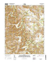 Blackford Kentucky Current topographic map, 1:24000 scale, 7.5 X 7.5 Minute, Year 2016