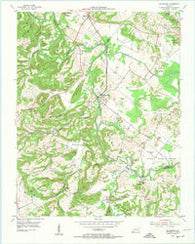 Blackford Kentucky Historical topographic map, 1:24000 scale, 7.5 X 7.5 Minute, Year 1954