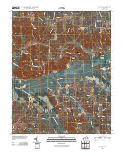Blandville Kentucky Historical topographic map, 1:24000 scale, 7.5 X 7.5 Minute, Year 2010