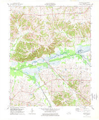 Blandville Kentucky Historical topographic map, 1:24000 scale, 7.5 X 7.5 Minute, Year 1977