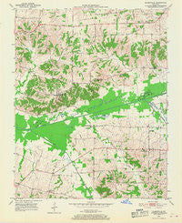 Blandville Kentucky Historical topographic map, 1:24000 scale, 7.5 X 7.5 Minute, Year 1951