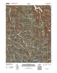 Bloomfield Kentucky Historical topographic map, 1:24000 scale, 7.5 X 7.5 Minute, Year 2010