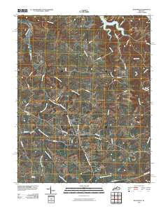 Bloomfield Kentucky Historical topographic map, 1:24000 scale, 7.5 X 7.5 Minute, Year 2010