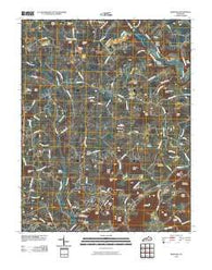 Bobtown Kentucky Historical topographic map, 1:24000 scale, 7.5 X 7.5 Minute, Year 2010