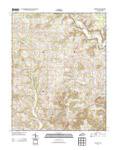 Bobtown Kentucky Historical topographic map, 1:24000 scale, 7.5 X 7.5 Minute, Year 2013