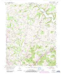 Bobtown Kentucky Historical topographic map, 1:24000 scale, 7.5 X 7.5 Minute, Year 1954