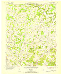Bobtown Kentucky Historical topographic map, 1:24000 scale, 7.5 X 7.5 Minute, Year 1954