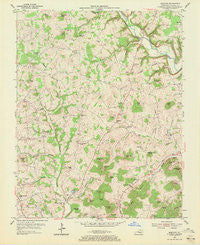 Bobtown Kentucky Historical topographic map, 1:24000 scale, 7.5 X 7.5 Minute, Year 1954