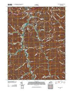 Boltsfork Kentucky Historical topographic map, 1:24000 scale, 7.5 X 7.5 Minute, Year 2010