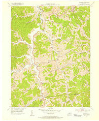 Boltsfork Kentucky Historical topographic map, 1:24000 scale, 7.5 X 7.5 Minute, Year 1953