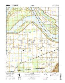 Bondurant Kentucky Current topographic map, 1:24000 scale, 7.5 X 7.5 Minute, Year 2016