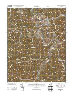 Booneville Kentucky Historical topographic map, 1:24000 scale, 7.5 X 7.5 Minute, Year 2013