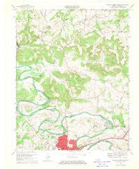 Bowling Green North Kentucky Historical topographic map, 1:24000 scale, 7.5 X 7.5 Minute, Year 1968