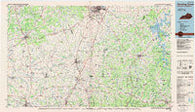 Bowling Green Kentucky Historical topographic map, 1:100000 scale, 30 X 60 Minute, Year 1985