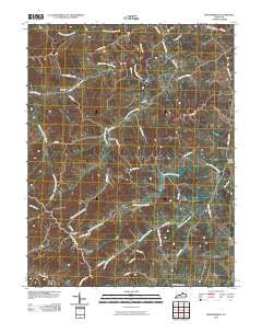 Breckinridge Kentucky Historical topographic map, 1:24000 scale, 7.5 X 7.5 Minute, Year 2010