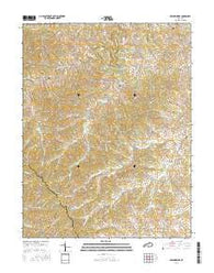 Breckinridge Kentucky Current topographic map, 1:24000 scale, 7.5 X 7.5 Minute, Year 2016