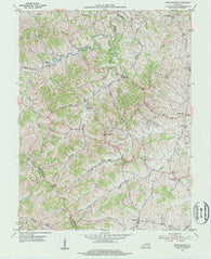 Breckinridge Kentucky Historical topographic map, 1:24000 scale, 7.5 X 7.5 Minute, Year 1953