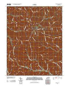 Breeding Kentucky Historical topographic map, 1:24000 scale, 7.5 X 7.5 Minute, Year 2010
