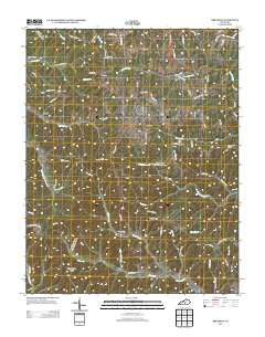 Breeding Kentucky Historical topographic map, 1:24000 scale, 7.5 X 7.5 Minute, Year 2013
