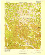 Breeding Kentucky Historical topographic map, 1:24000 scale, 7.5 X 7.5 Minute, Year 1953
