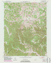 Breeding Kentucky Historical topographic map, 1:24000 scale, 7.5 X 7.5 Minute, Year 1953