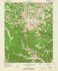 Breeding Kentucky Historical topographic map, 1:24000 scale, 7.5 X 7.5 Minute, Year 1953