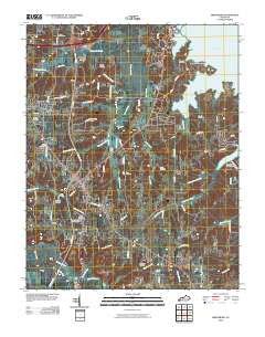 Briensburg Kentucky Historical topographic map, 1:24000 scale, 7.5 X 7.5 Minute, Year 2010