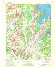 Briensburg Kentucky Historical topographic map, 1:24000 scale, 7.5 X 7.5 Minute, Year 1969
