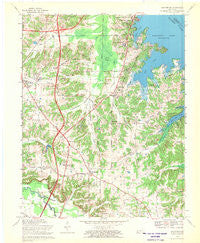 Briensburg Kentucky Historical topographic map, 1:24000 scale, 7.5 X 7.5 Minute, Year 1969