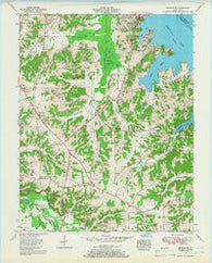 Briensburg Kentucky Historical topographic map, 1:24000 scale, 7.5 X 7.5 Minute, Year 1955