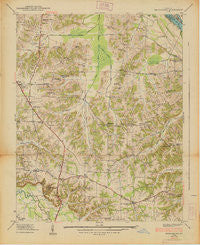 Briensburg Kentucky Historical topographic map, 1:24000 scale, 7.5 X 7.5 Minute, Year 1938