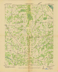 Briensburg Kentucky Historical topographic map, 1:24000 scale, 7.5 X 7.5 Minute, Year 1936