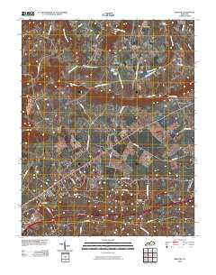 Bristow Kentucky Historical topographic map, 1:24000 scale, 7.5 X 7.5 Minute, Year 2010
