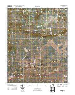Bristow Kentucky Historical topographic map, 1:24000 scale, 7.5 X 7.5 Minute, Year 2013