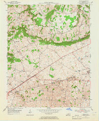 Bristow Kentucky Historical topographic map, 1:24000 scale, 7.5 X 7.5 Minute, Year 1954