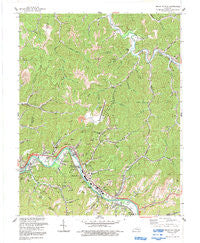 Broad Bottom Kentucky Historical topographic map, 1:24000 scale, 7.5 X 7.5 Minute, Year 1992