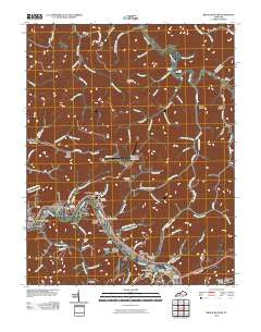 Broad Bottom Kentucky Historical topographic map, 1:24000 scale, 7.5 X 7.5 Minute, Year 2010