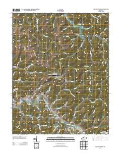 Broad Bottom Kentucky Historical topographic map, 1:24000 scale, 7.5 X 7.5 Minute, Year 2013