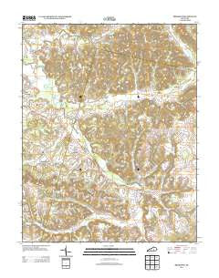 Brodhead Kentucky Historical topographic map, 1:24000 scale, 7.5 X 7.5 Minute, Year 2013