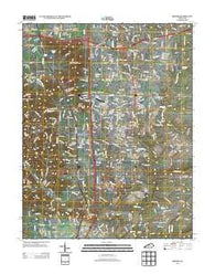 Brooks Kentucky Historical topographic map, 1:24000 scale, 7.5 X 7.5 Minute, Year 2013