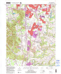 Brooks Kentucky Historical topographic map, 1:24000 scale, 7.5 X 7.5 Minute, Year 1997