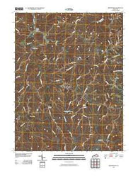 Brooksville Kentucky Historical topographic map, 1:24000 scale, 7.5 X 7.5 Minute, Year 2010
