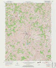 Brooksville Kentucky Historical topographic map, 1:24000 scale, 7.5 X 7.5 Minute, Year 1952