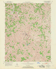Brooksville Kentucky Historical topographic map, 1:24000 scale, 7.5 X 7.5 Minute, Year 1952