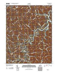 Bruin Kentucky Historical topographic map, 1:24000 scale, 7.5 X 7.5 Minute, Year 2010