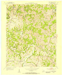 Brush Grove Kentucky Historical topographic map, 1:24000 scale, 7.5 X 7.5 Minute, Year 1953