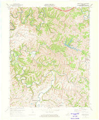 Brush Grove Kentucky Historical topographic map, 1:24000 scale, 7.5 X 7.5 Minute, Year 1972