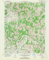 Brush Grove Kentucky Historical topographic map, 1:24000 scale, 7.5 X 7.5 Minute, Year 1953
