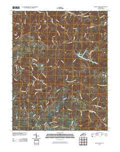Brush Grove Kentucky Historical topographic map, 1:24000 scale, 7.5 X 7.5 Minute, Year 2010
